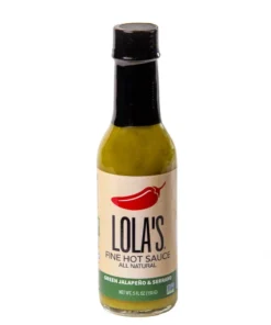 Lola's Fine Hot Sauce Grilling Tools & Accessories 5-oz Green Jalapeno and Serrano Hot Sauce