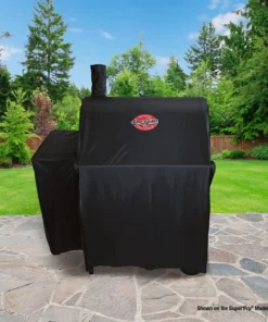 Char-Griller Grilling Tools & Accessories 65-in W x 49-in H Black Charcoal Grill Cover -Mmaster Outlet Shop 42727556