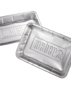 Weber Grilling Tools & Accessories 10-Pack 13.125-in L x 9.125-in W Disposable Aluminum Foil Grill Drip Pan -Mmaster Outlet Shop 42733931 scaled