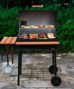 Char-Griller Grills Super Pro 30-in W Black Barrel Charcoal Grill -Mmaster Outlet Shop 42916577