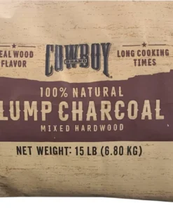 Cowboy Charcoal Grilling Fuels Cowboy 15lb Hardwood Lump Charcoal 15-lb Lump Charcoal -Mmaster Outlet Shop 43213212 scaled