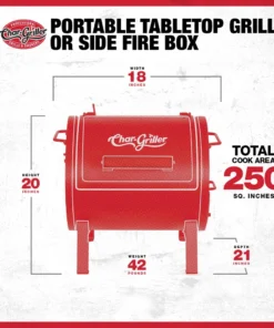 Char-Griller Grills 2-in-1 250-sq in Black Portable Charcoal Grill 25 Char-Griller Grills 2-in-1 250-sq in Black Portable Charcoal Grill -Mmaster Outlet Shop 43243451