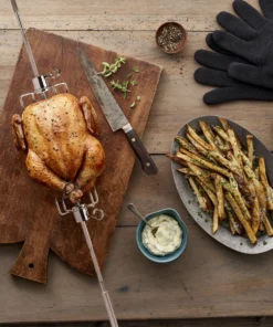 Weber Grilling Tools & Accessories 42.1-in Stainless Steel Grill Rotisserie -Mmaster Outlet Shop 43251815 scaled