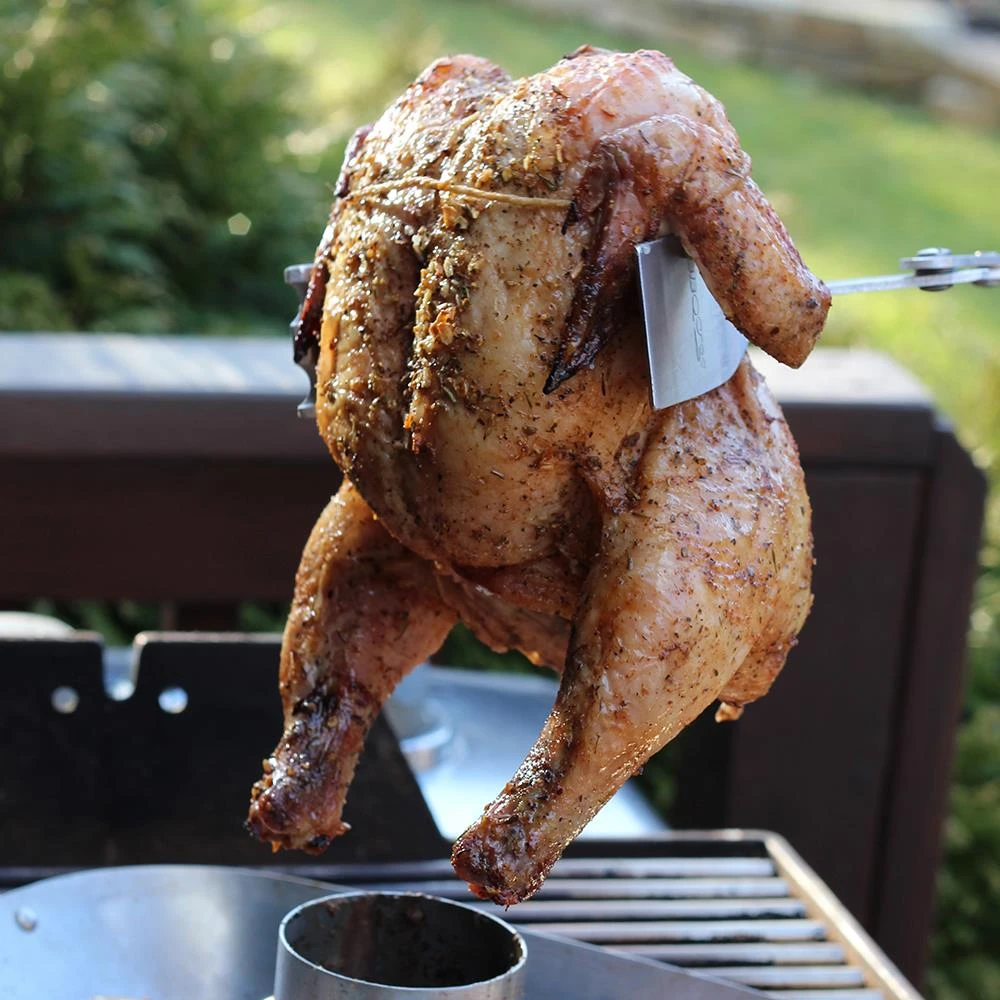 BBQ Croc Grilling Tools & Accessories 3 in 1 barbecue tool, 26 in. Red Aluminum Scissor-style Tongs 8 BBQ Croc Grilling Tools & Accessories 3 in 1 barbecue tool, 26 in. Red Aluminum Scissor-style Tongs - Image 8