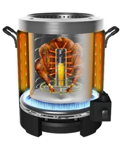 Char-Broil Turkey Fryers, Cookers, & Pots Big Easy 0-Gallon 20-lb Cylinder Piezo Ignition Oil-less Gas Turkey Fryer -Mmaster Outlet Shop 43320887