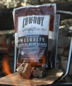 Cowboy Charcoal Grilling Fuels Cowboy Mesquite Wood Chunks, 600 cu in -Mmaster Outlet Shop 43410335