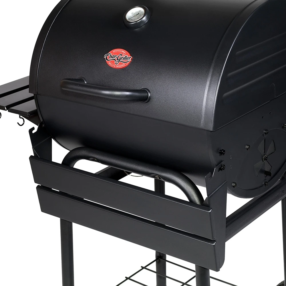 Char-Griller Grills 23-in W Black Barrel Charcoal Grill 10 Char-Griller Grills 23-in W Black Barrel Charcoal Grill - Image 10