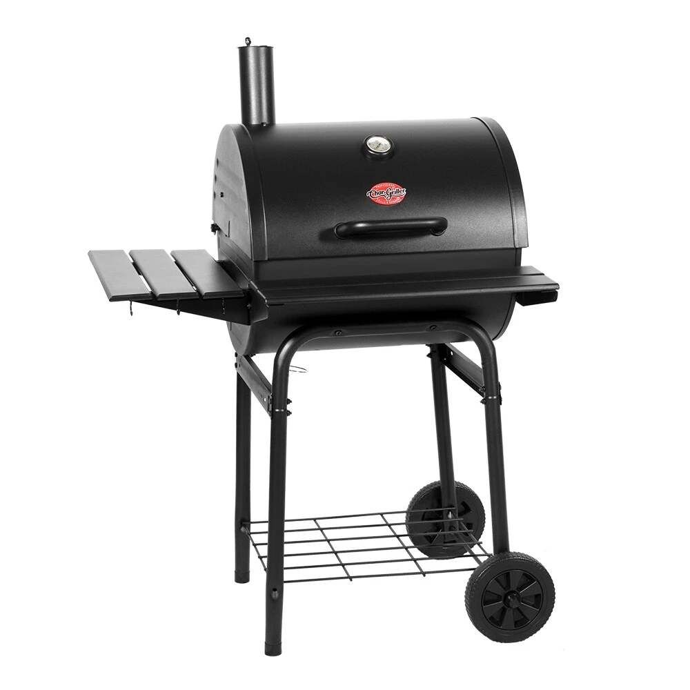 Char-Griller Grills 23-in W Black Barrel Charcoal Grill 8 Char-Griller Grills 23-in W Black Barrel Charcoal Grill - Image 8