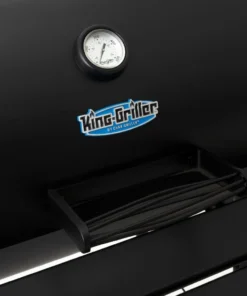 King-Griller Grills Smokin' Ace 30-in W Black Barrel Charcoal Grill -Mmaster Outlet Shop 43457017