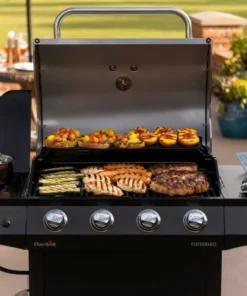 Char-Broil Grills Performance Black 4-Burner Liquid Propane Gas Grill with 1 Side Burner -Mmaster Outlet Shop 43463006 scaled