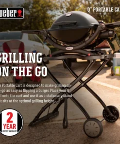 Weber Grilling Tools & Accessories Black Thermoset Plastic Folding Grill Cart -Mmaster Outlet Shop 44019138