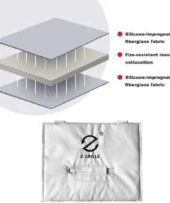 Z GRILLS Grilling Tools & Accessories 700 46-in W x 29-in H Silver Built-In Gas Grill Cover -Mmaster Outlet Shop 44128039