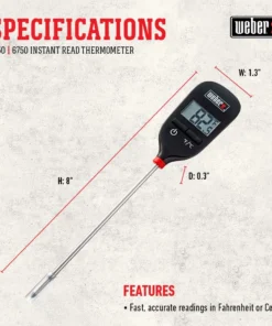 Weber Grilling Tools & Accessories Instant Read Thermometer 8 Weber Grilling Tools & Accessories Instant Read Thermometer -Mmaster Outlet Shop 44224638