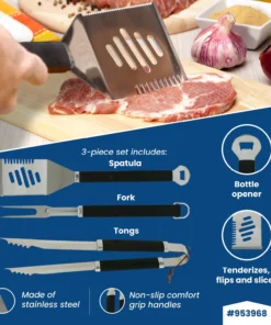 Blue Rhino Grilling Tools & Accessories Stainless Steel Tool Set -Mmaster Outlet Shop 44372845 scaled
