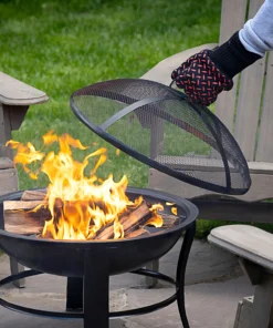 Blue Rhino Grilling Tools & Accessories Black and Red Aramid Fiber Fire-retardant Grill Gloves -Mmaster Outlet Shop 44373088