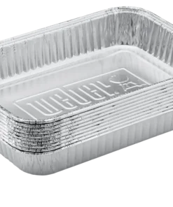 Weber Grilling Tools & Accessories 10-Pack 8.6-in L x 6-in W Disposable Aluminum Foil Grill Drip Pan 10 Weber Grilling Tools & Accessories 10-Pack 8.6-in L x 6-in W Disposable Aluminum Foil Grill Drip Pan -Mmaster Outlet Shop 44493838