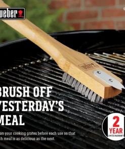 Weber Grilling Tools & Accessories 18 in. Bamboo 18-in Grill Brush 11 Weber Grilling Tools & Accessories 18 in. Bamboo 18-in Grill Brush -Mmaster Outlet Shop 44494159
